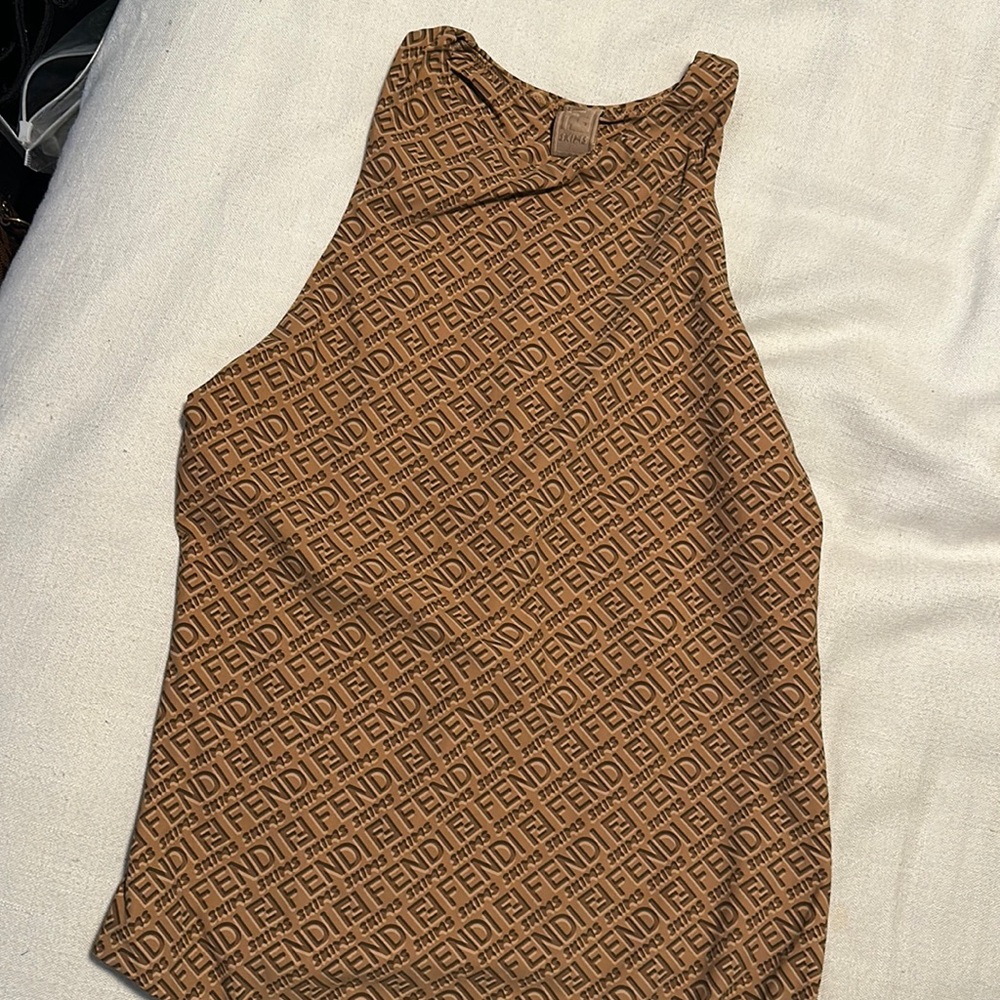 Skims x Fendi Thong Bodysuit